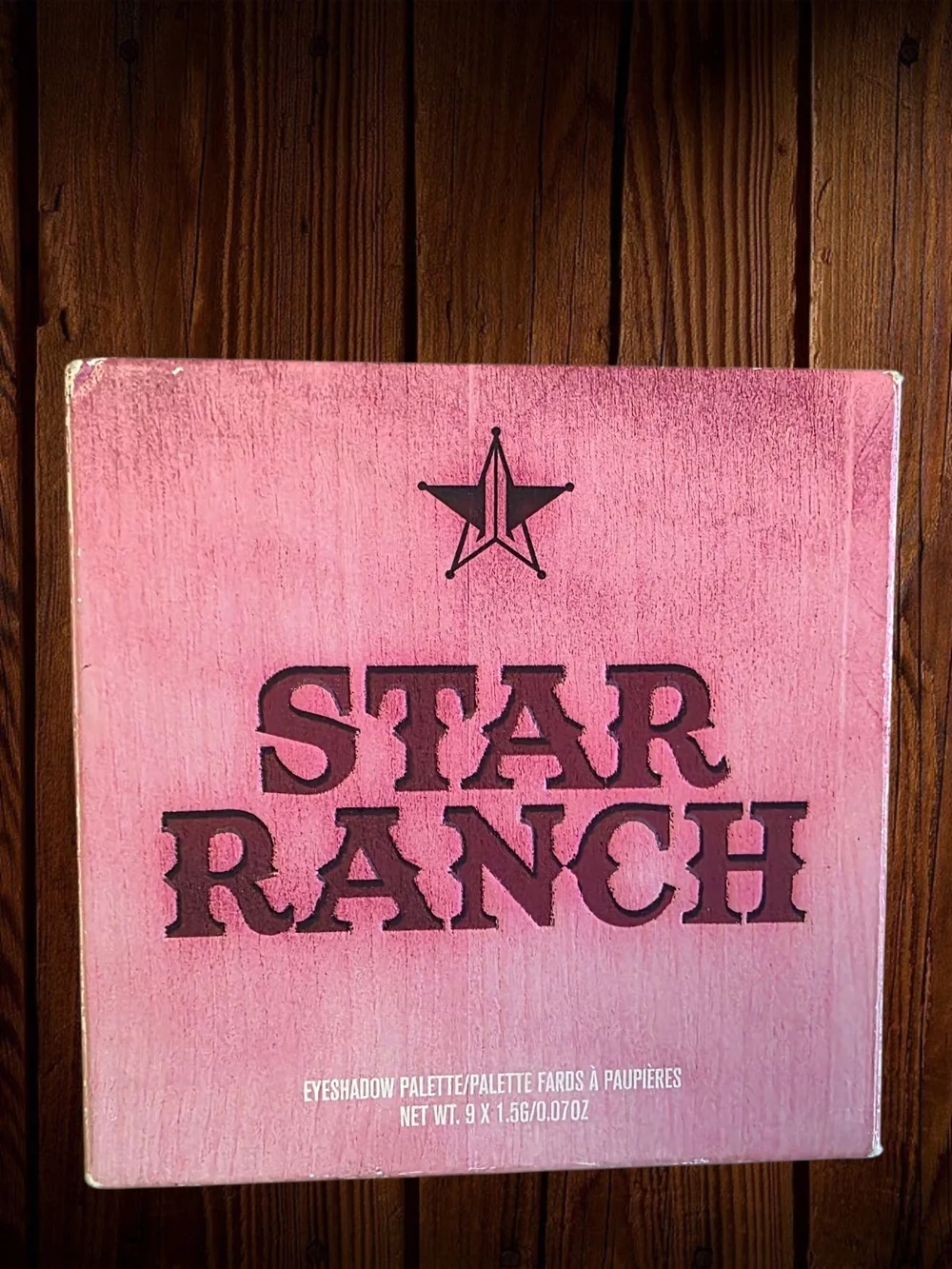 Jeffree Star Cosmetics Star Ranch Eyeshadow Palette Rare Blue Western Palette